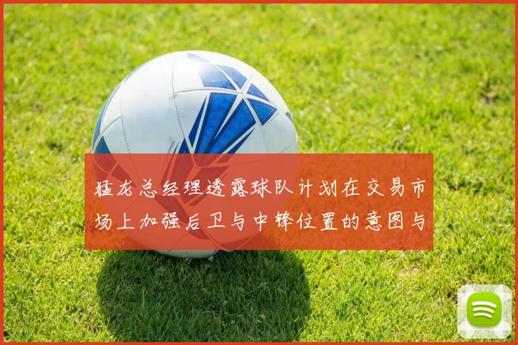 猛龙总经理透露球队计划在交易市场上加强后卫与中锋位置的意图与目标